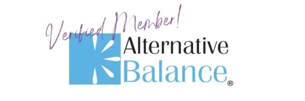 This is the logo confirming that Kimberly is a verified member of Alternative Balance