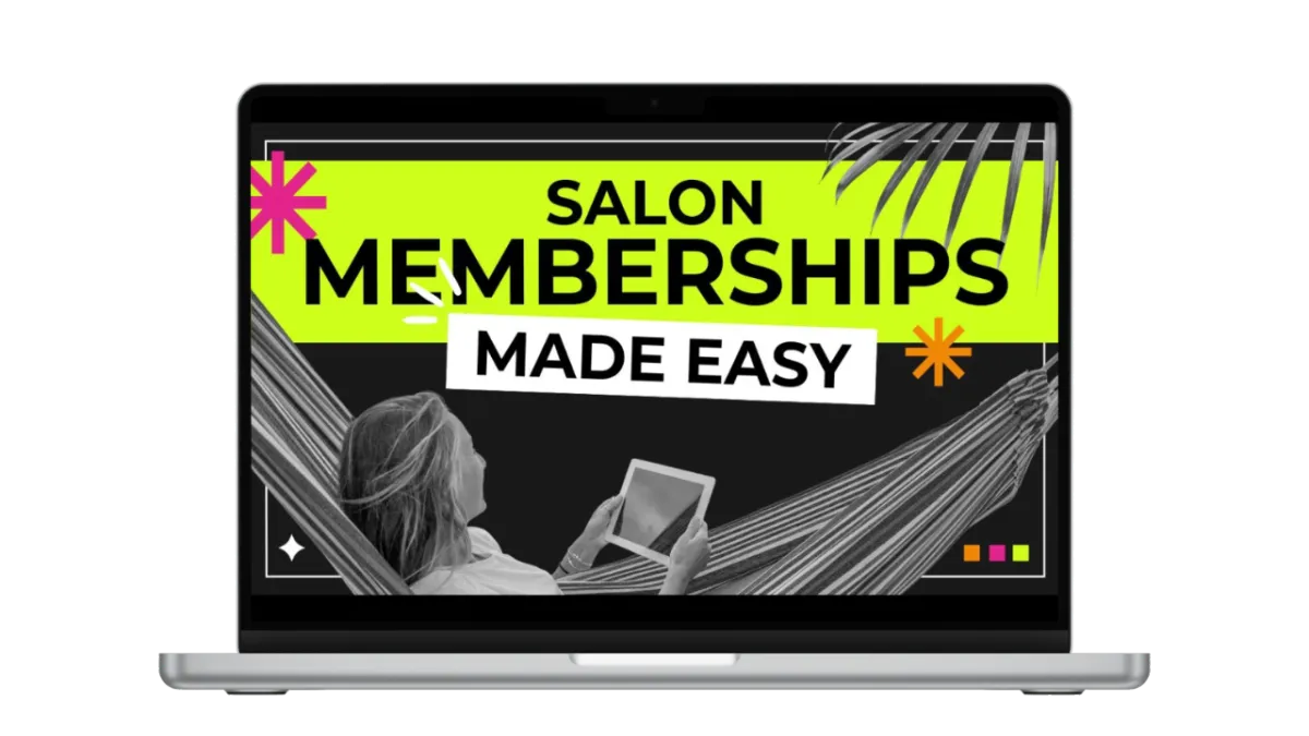 Online training course for hair salon and beauty salon owners called Memberships Made Easy