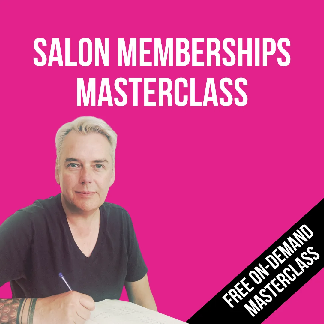 Free salon memebrships Mastelass with salon coach Phil Jackson