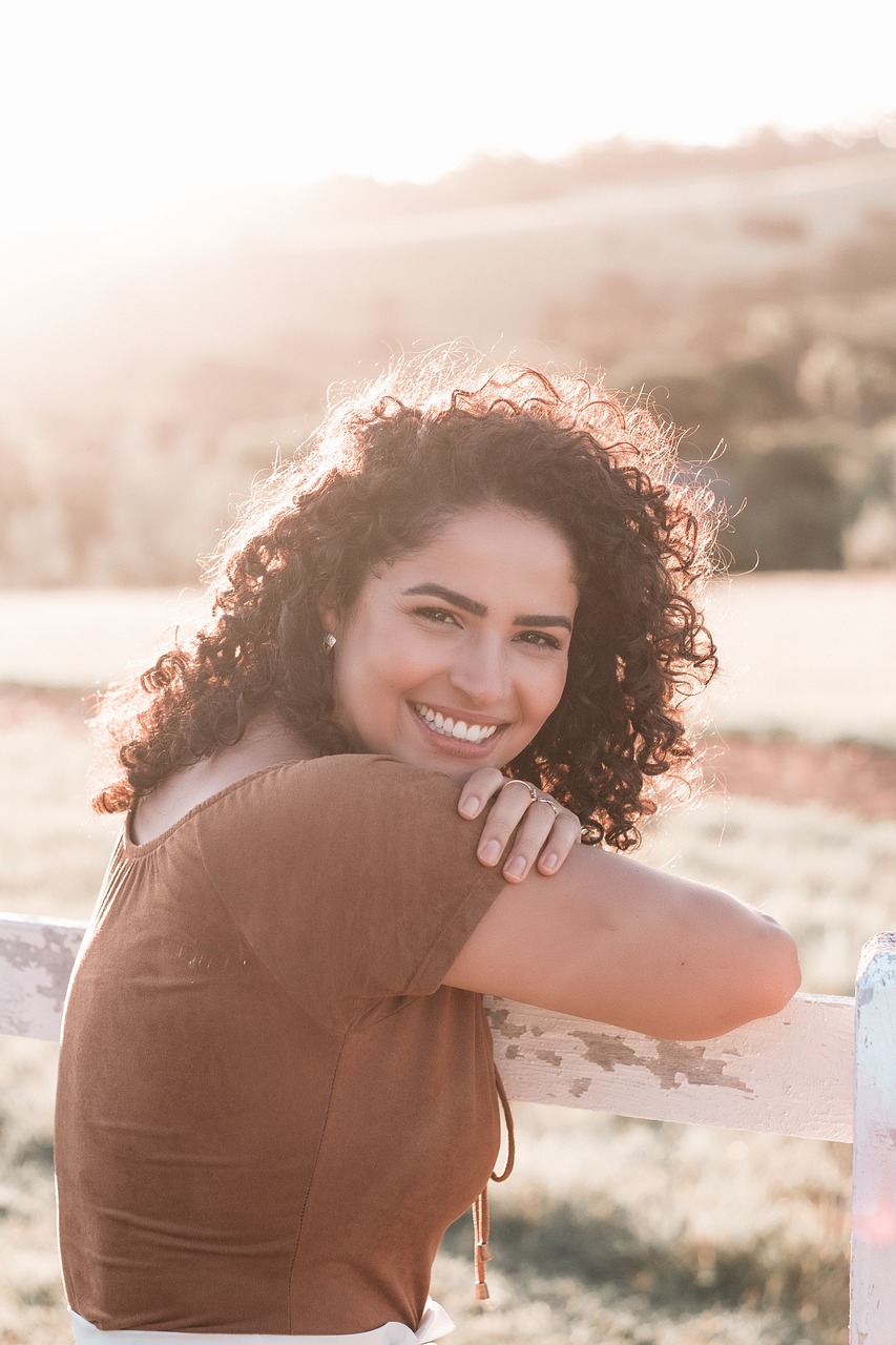 Happy relaxed salon business owner