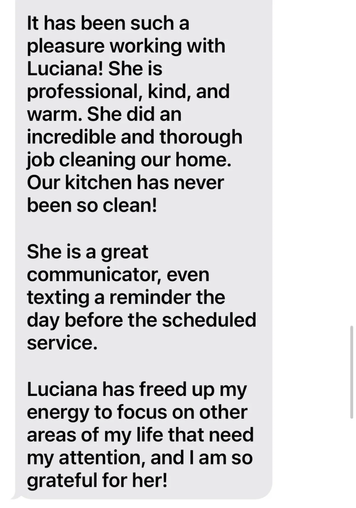 review about cleaning service 2