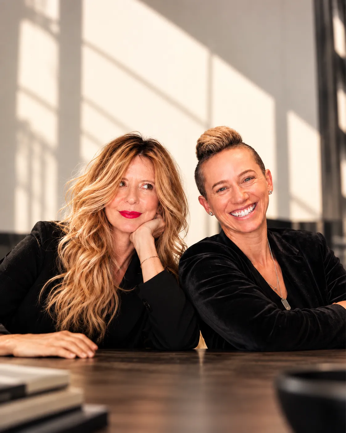Drea Gordon and Joanna Lohman, hosts of The Advantage