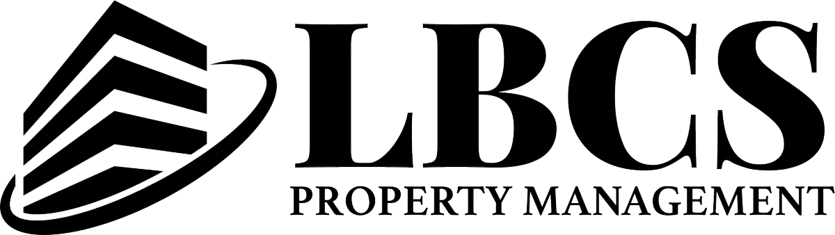 Black Logo for LBCS Property Management in Attleboro, Massachusetts