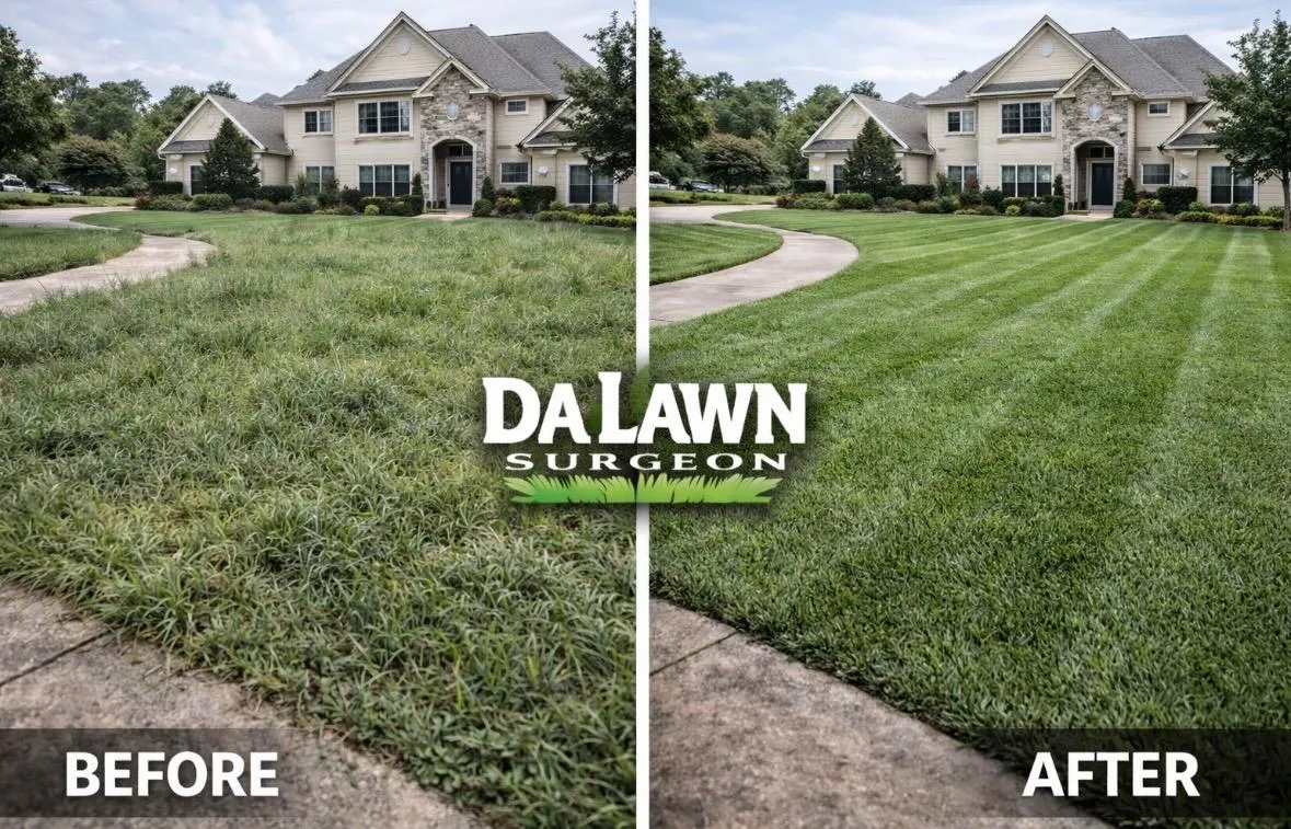 Lawn care and maintenance services in Birmingham AL mowing edging weekly yard service by Da Lawn Surgeon