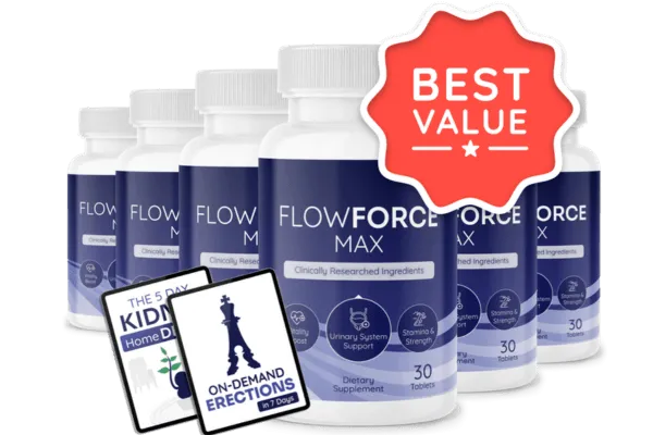 FlowForce Max  Supplement 6 bottle