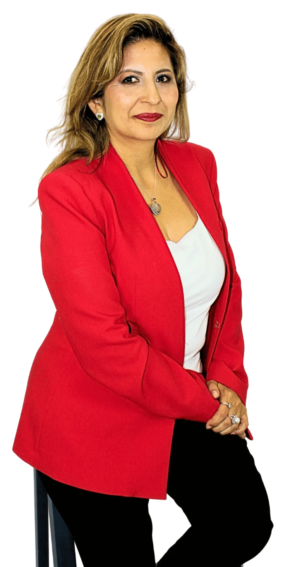 Contadora latina explicando impuestos de negocio a emprendedores en Chicago