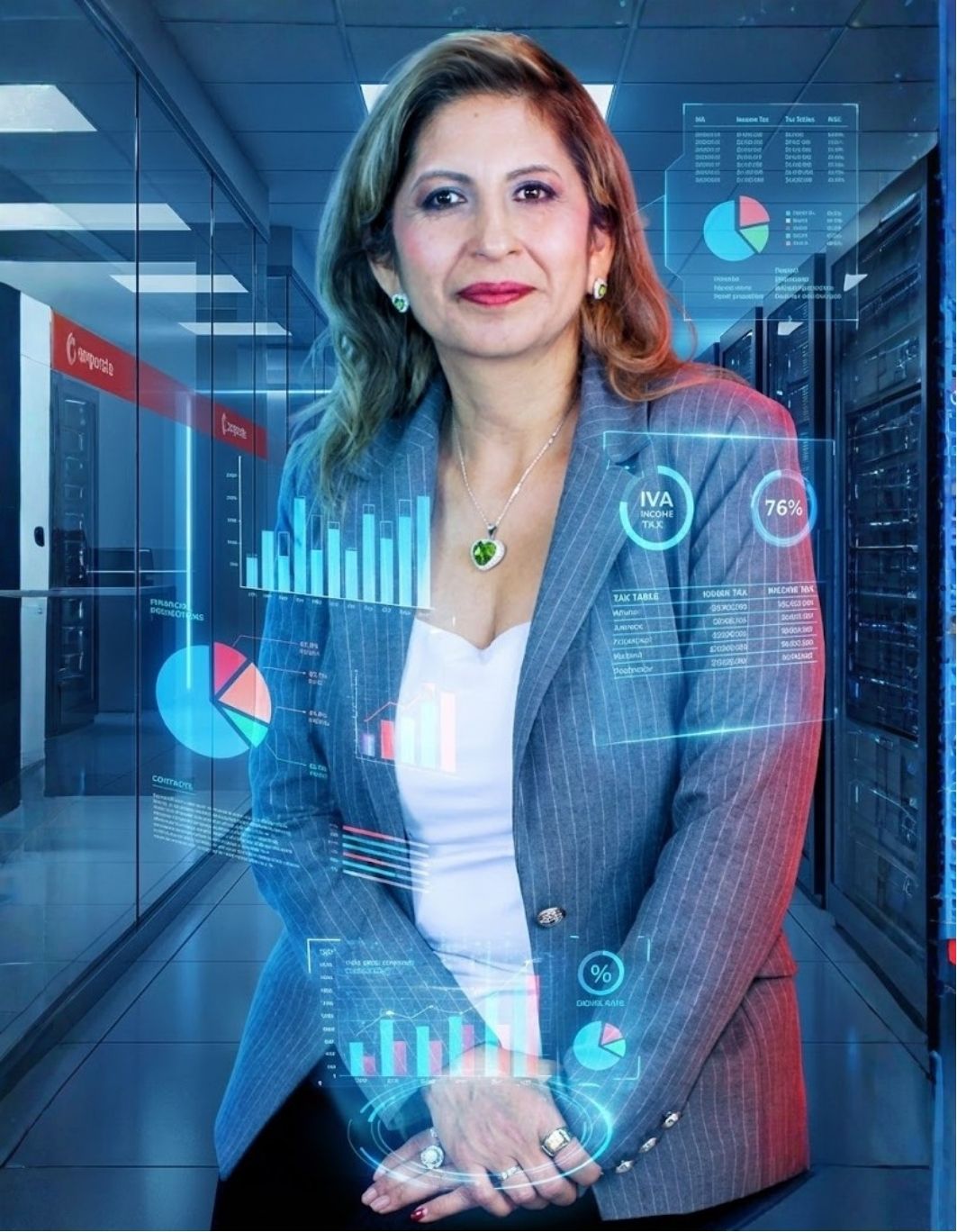 Erica Rodríguez ofreciendo coaching de negocios e impuestos para emprendedores