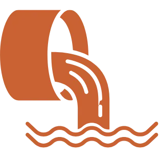 Drainage works icon representing trenching, installation and practical drainage support by JF Groundworks in Kirkcudbright and Dumfries and Galloway