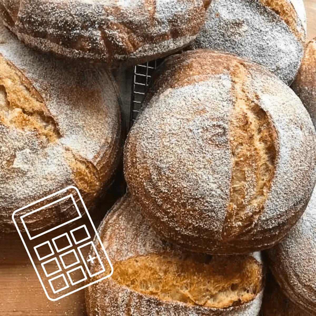 multiple loaves of sourdough bread