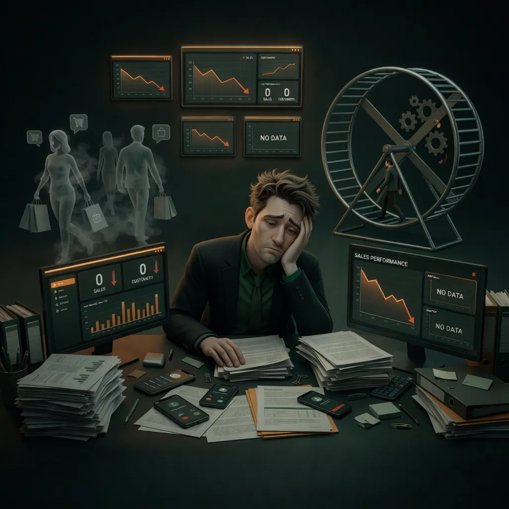 Working hard  unhappy