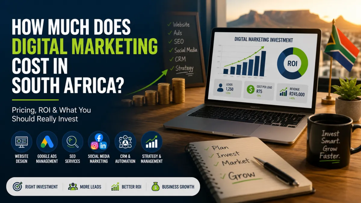 Digital marketing cost breakdown for South African businesses