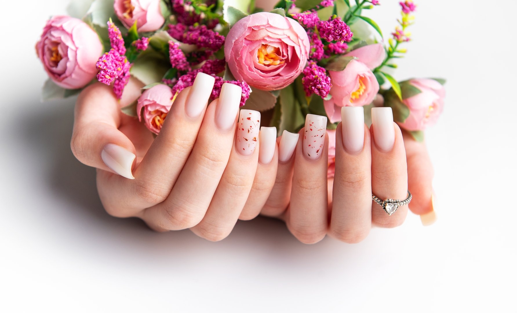 Fullset of acrylic nails in Garland Texas