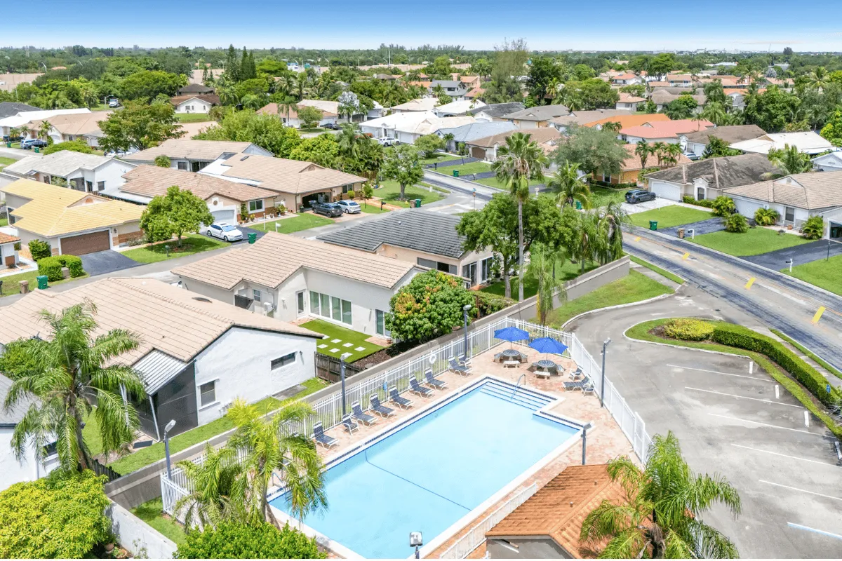 Neighborhood in Davie Florida