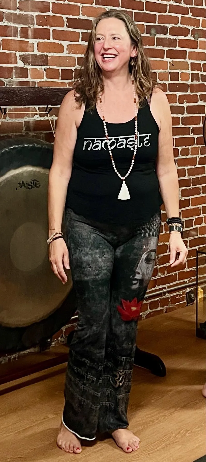 Kristi Garwood teaching Yin Yoga