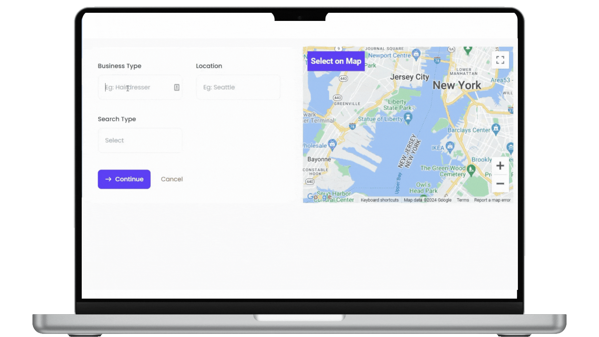 Search Dashboard -  NiceLeads.ai