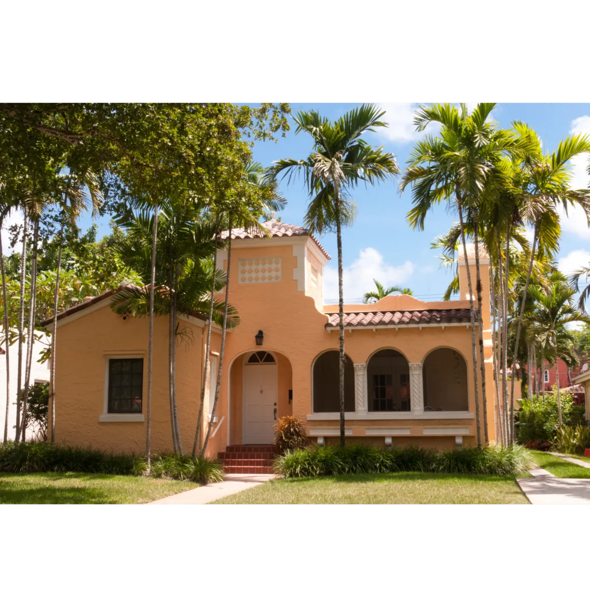 house with stucco 