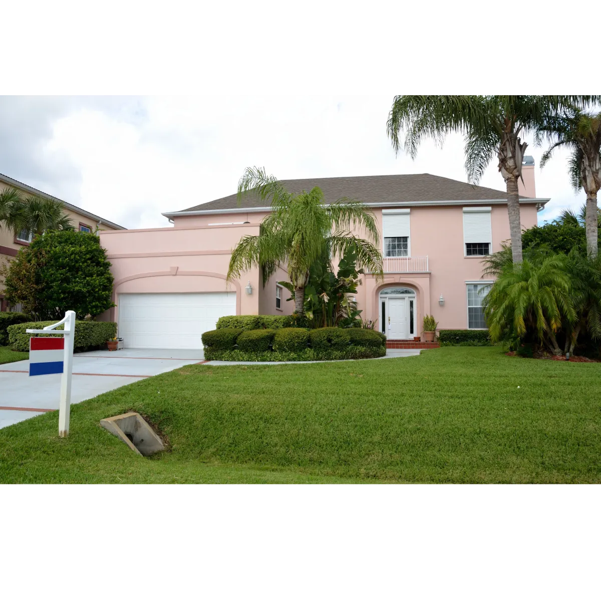 house with stucco 