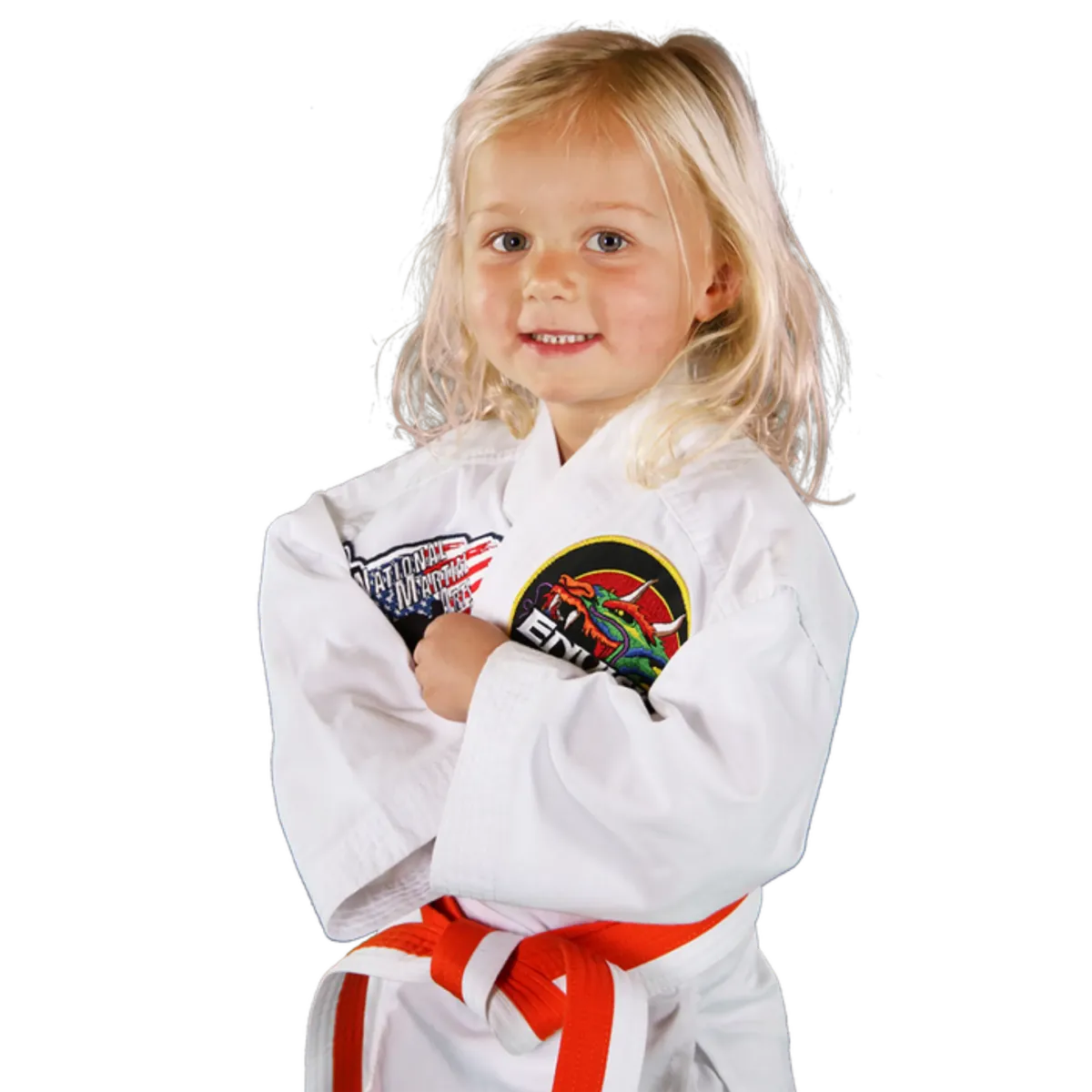 Young girl practicing taekwondo in Evergreen Colorado building confidence discipline and focus