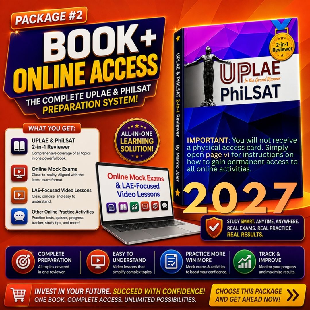 UPLAE & PhiLSAT Reviewer