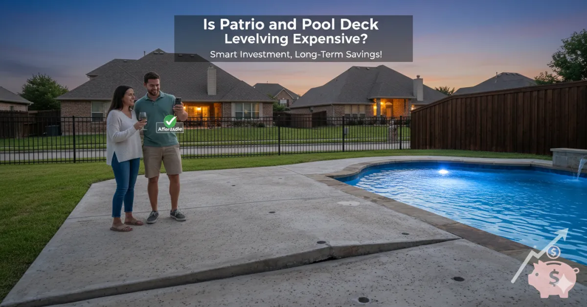Is Patio and Pool Deck Leveling Expensive?
