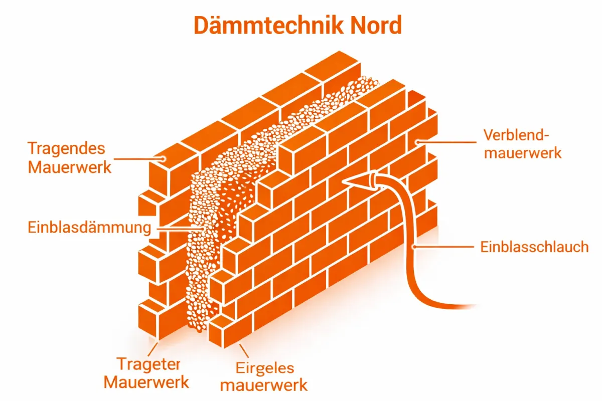 Nachträgliche Einblasdämmung in Hamburg