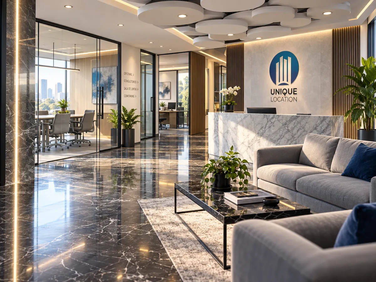 Instalaciones y oficinas ejecutivas de Unique Location en CDMX
