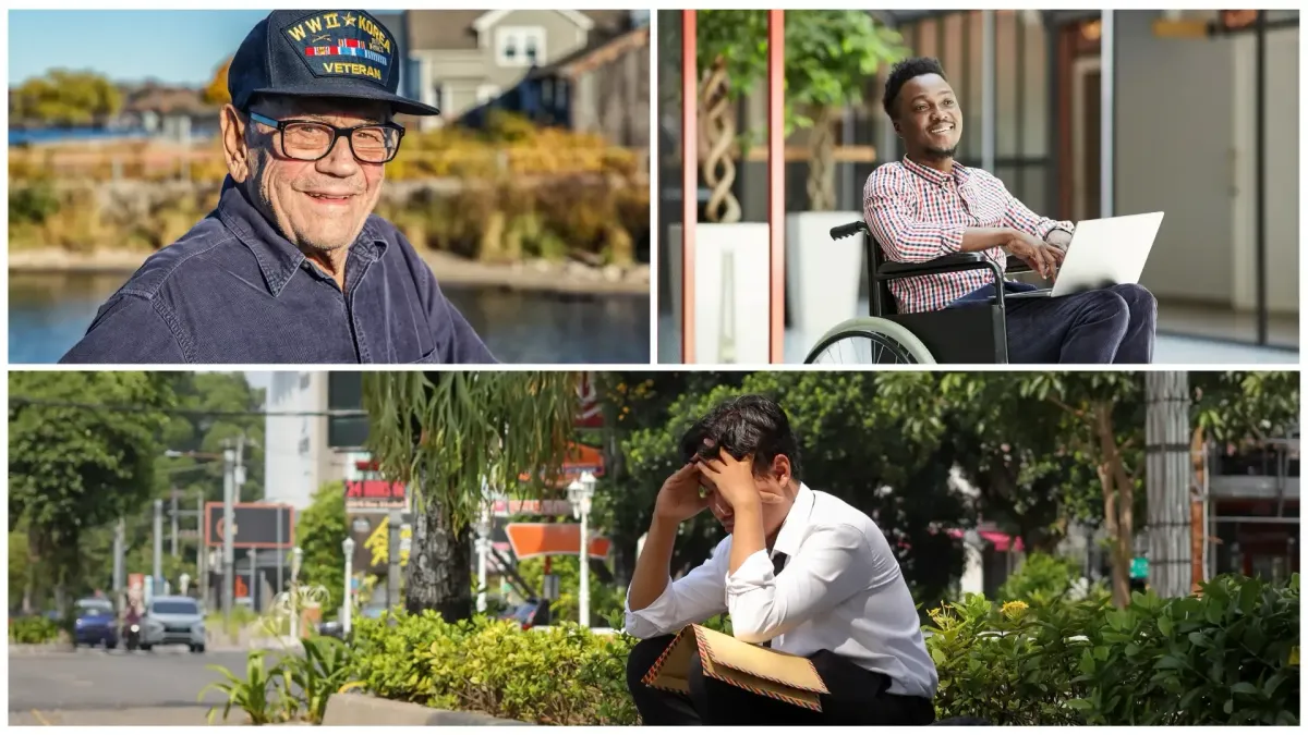 Optimistic scene of a small community gathered beside a new communal water point, mid-day natural light, diverse group showing interaction and relief; photorealistic, high clarity for BlueHarbor Foundation donation story.