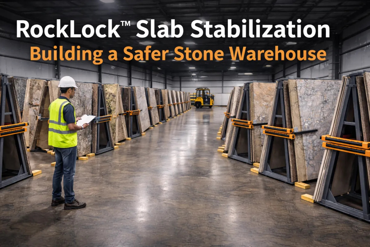 RockLock™ Slab Stabilization: Building a Safer Stone Warehouse