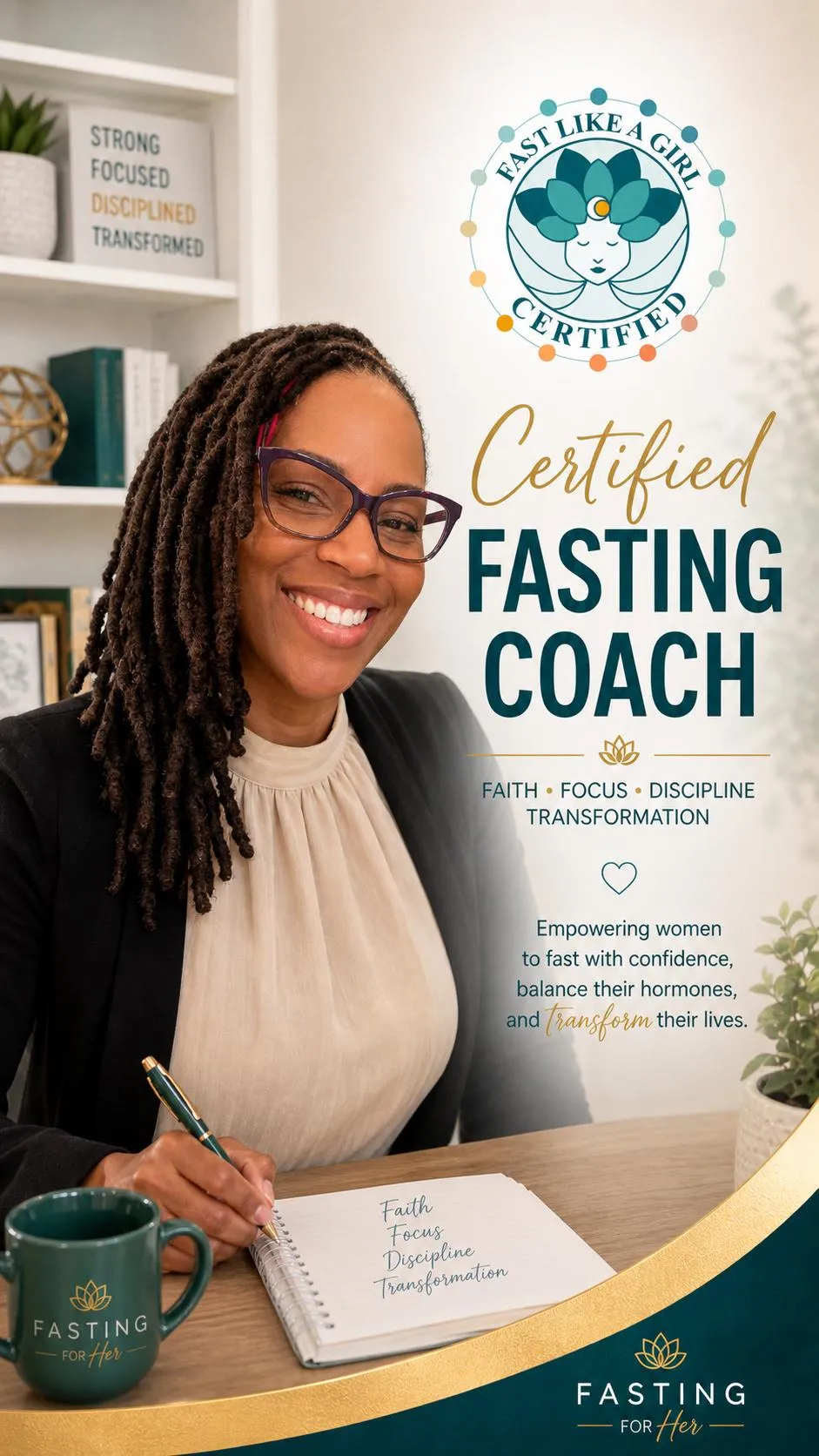 Crystal Carey Fast Like a Girl Certified Fasting Coach Fasting For Her