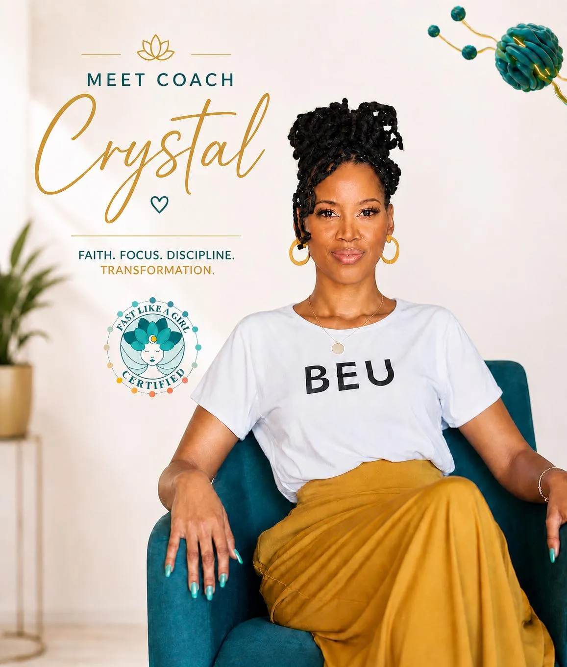 Crystal Carey fasting coach smiling