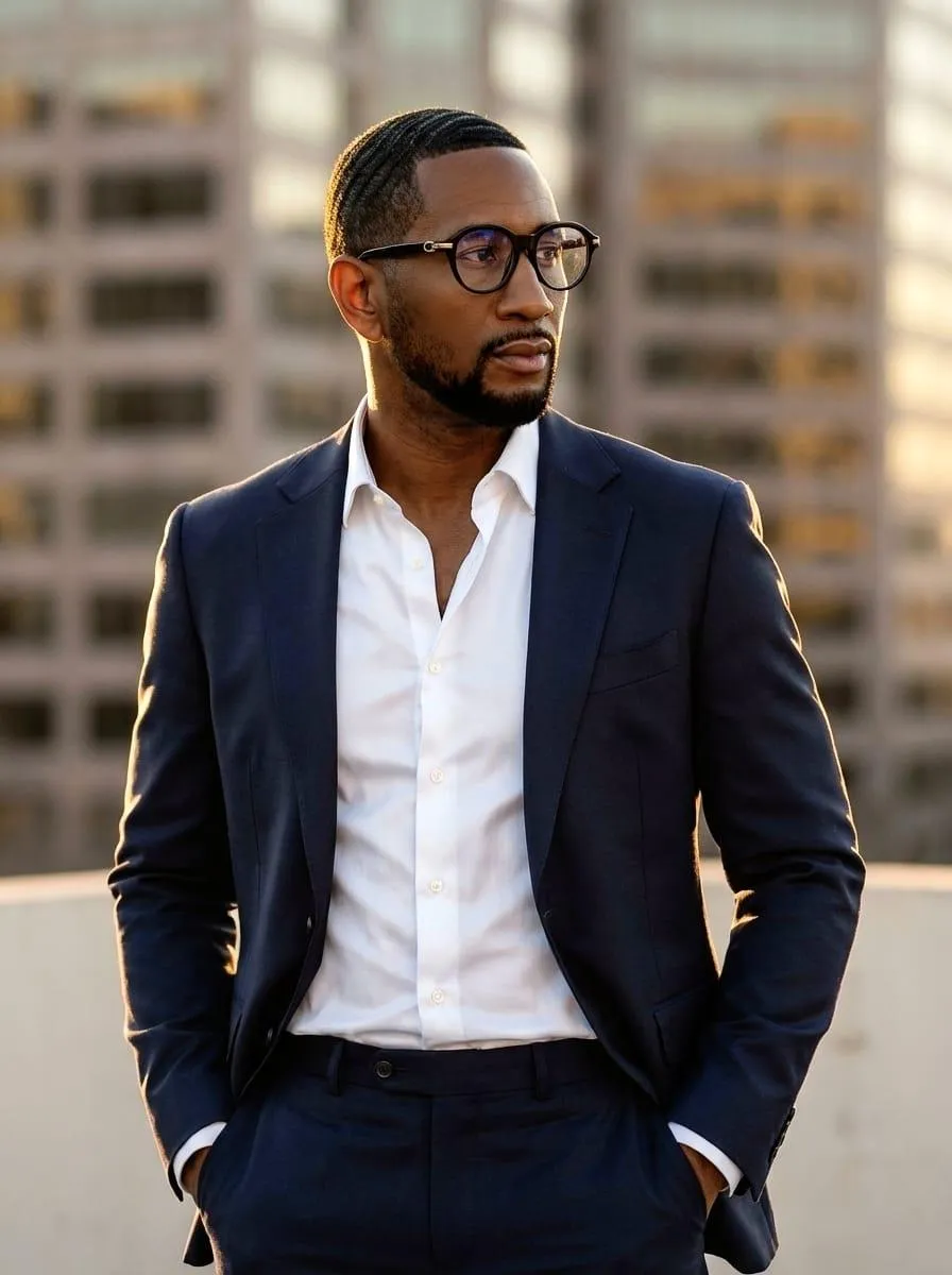 man in black jacket holding spark