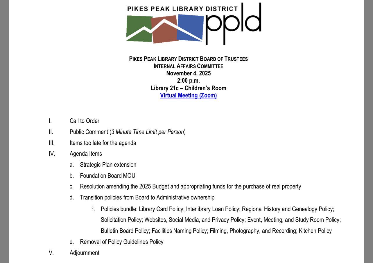 PPLD Meeting Agenda 11.04.2025