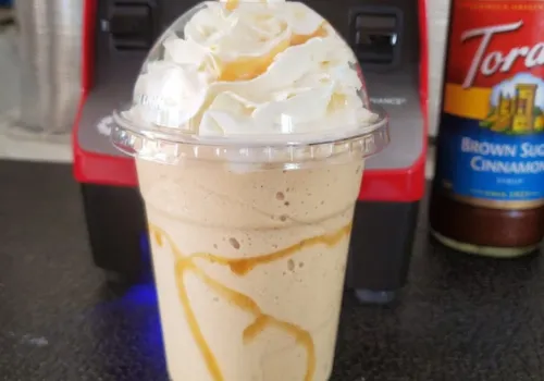 Iced Coffee with Whip Cream