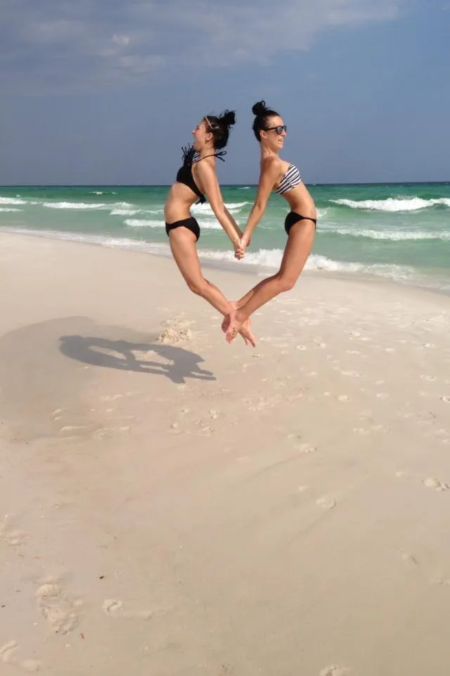 Two Girls on Beach