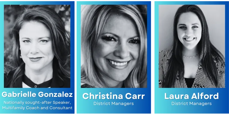 Gabrielle Gonzalez, Christina Carr and Laura Alford