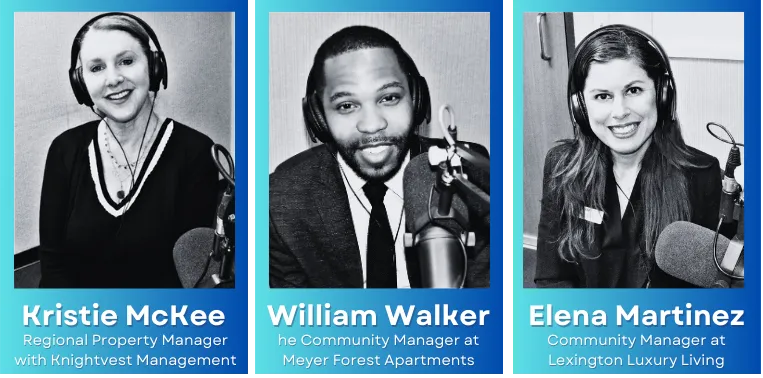 Kristie McKee, William Walker, and Elena Martinez