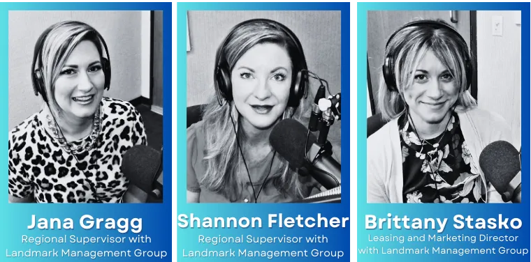 Jana Gragg, Shannon Fletcher, and Brittany Stasko
