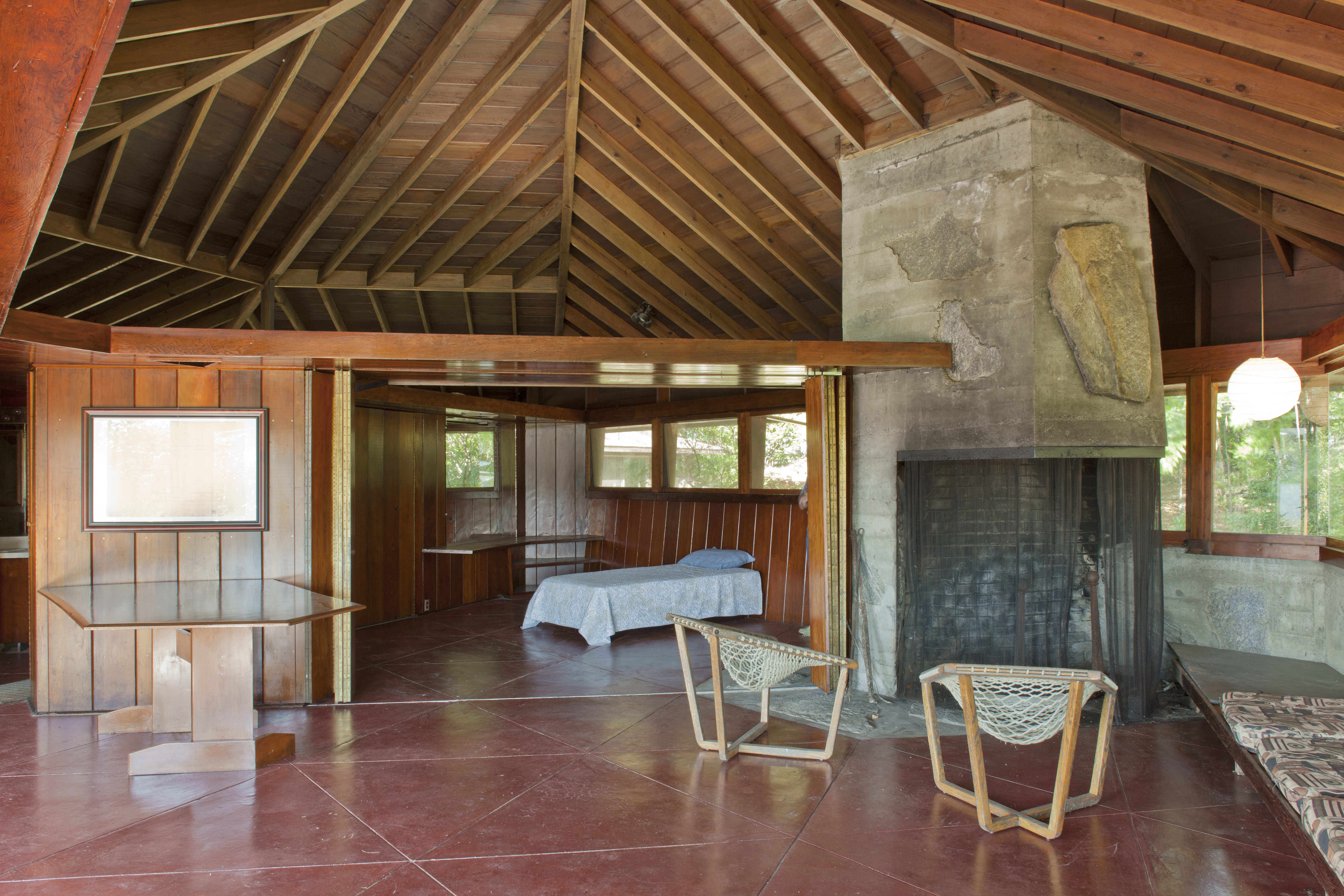 Original Chahroudi Cottage designed by Frank Lloyd Wright