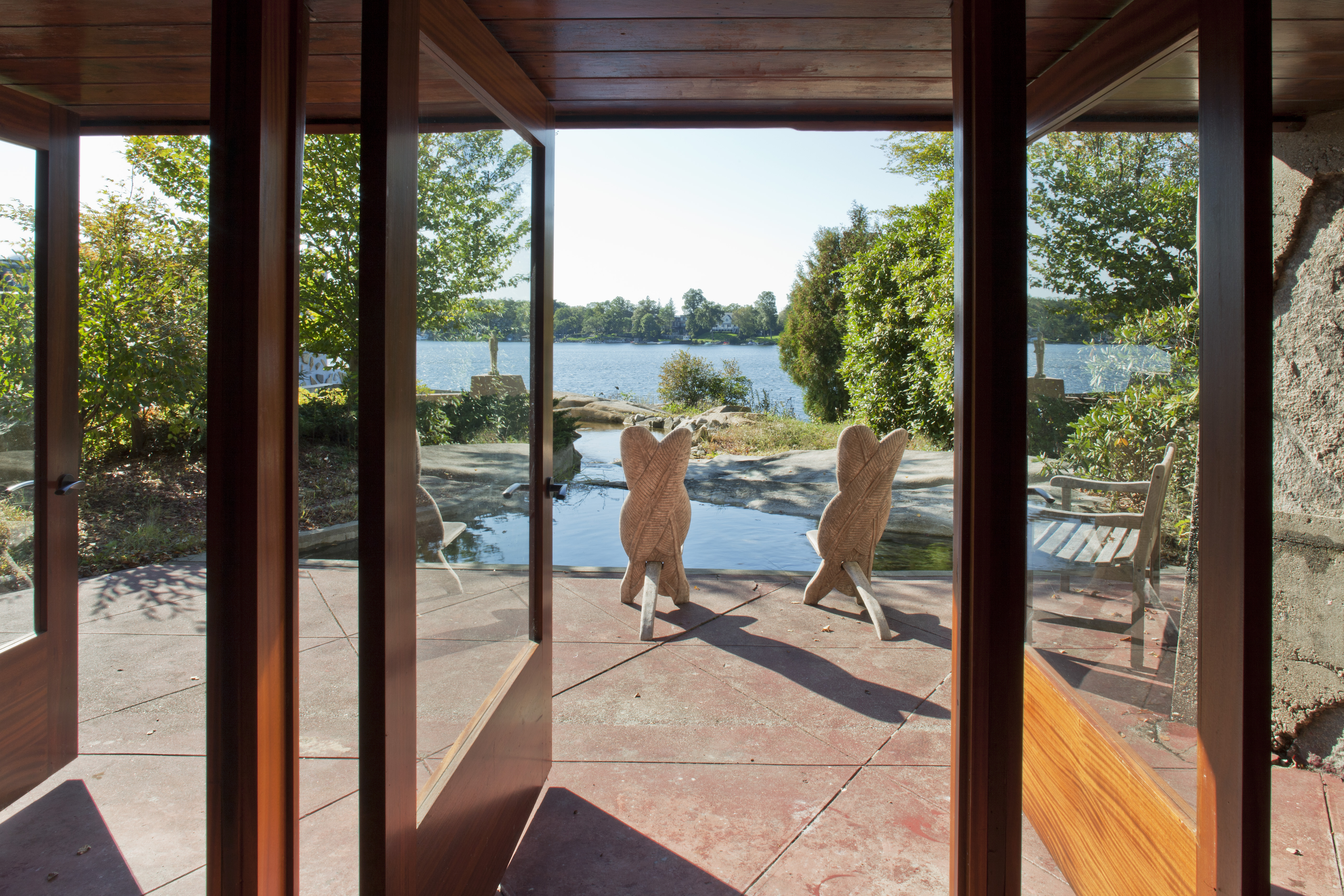 Chahroudi Cottage designed by Frank Lloyd Wright Terrace