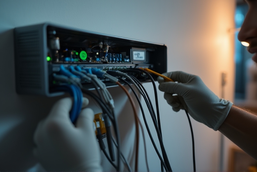 organizing and installing cables