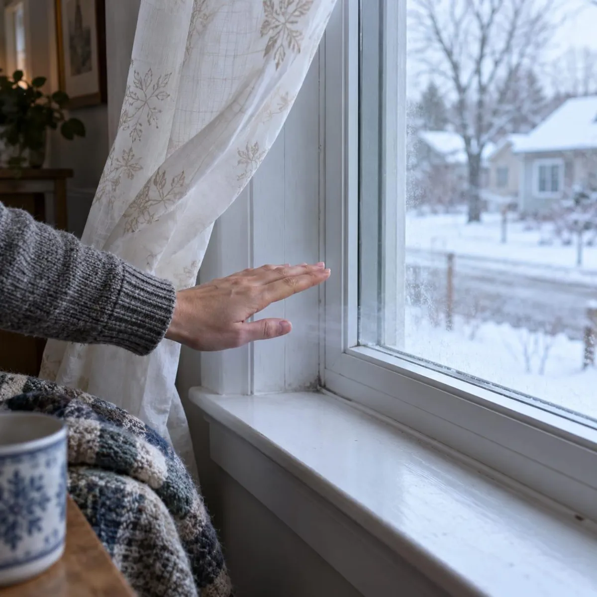 Window comfort and draft example