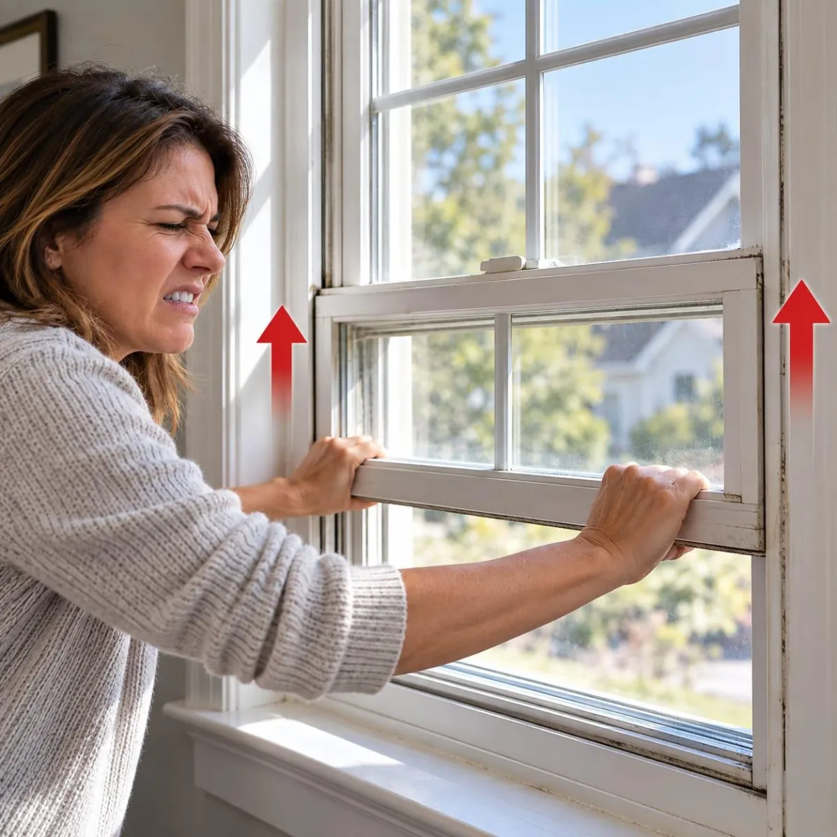 Hard-to-open window example