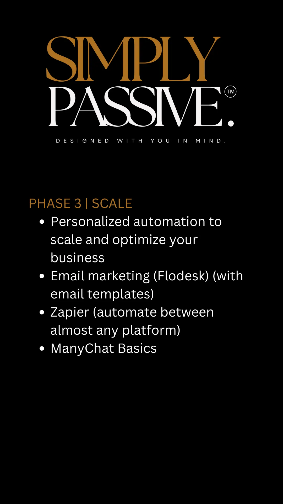 Simply Passive Phase 3