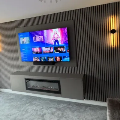 New media wall crafted in margate