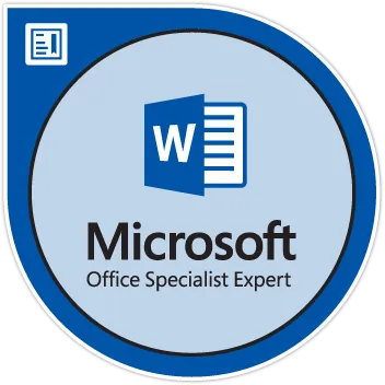 Microsoft  Word 2019l Associate Certification