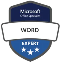 Excel Expert Certification Badge