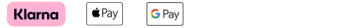 alt="klarna, apple pay, google pay"