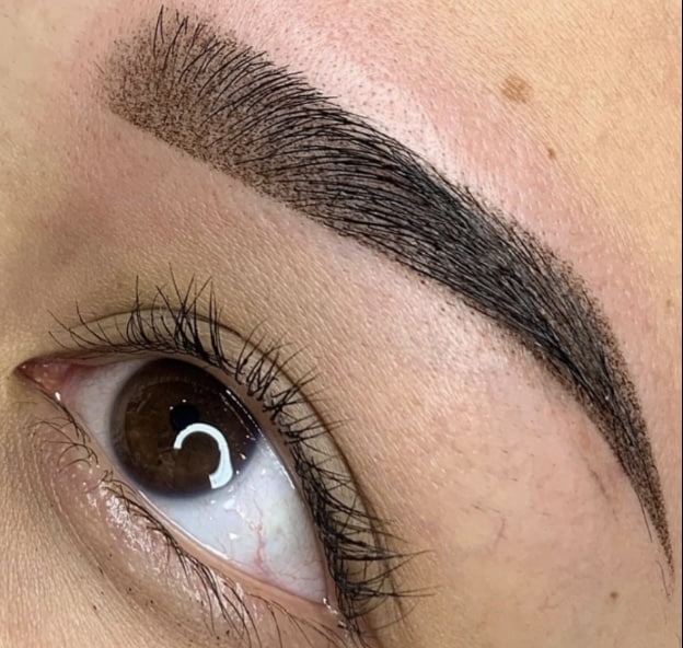powder ombre brows