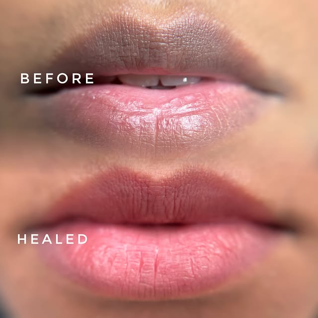 powder ombre brows