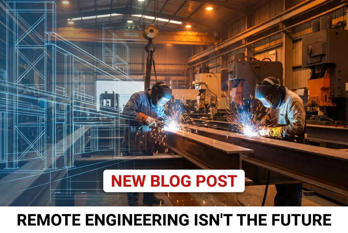 Remote engineering support helping fabrication teams resolve RFIs, reduce delays, and keep shop production moving